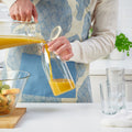 IKEA: KORKEN Bottle Shaped Jar with Lid – Clear Glass (1L)