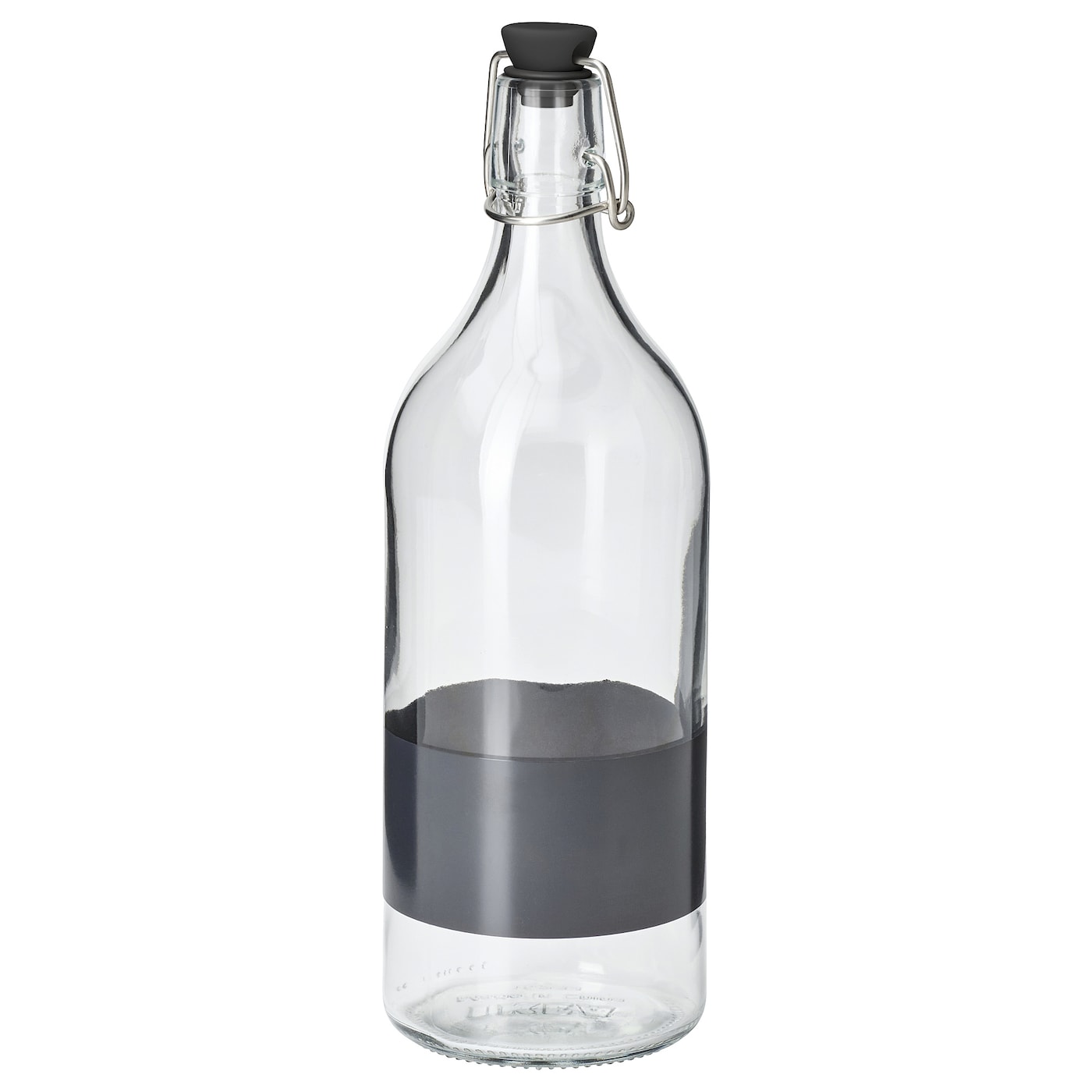 IKEA KORKEN Bottle with Stopper – Clear Glass, 1L