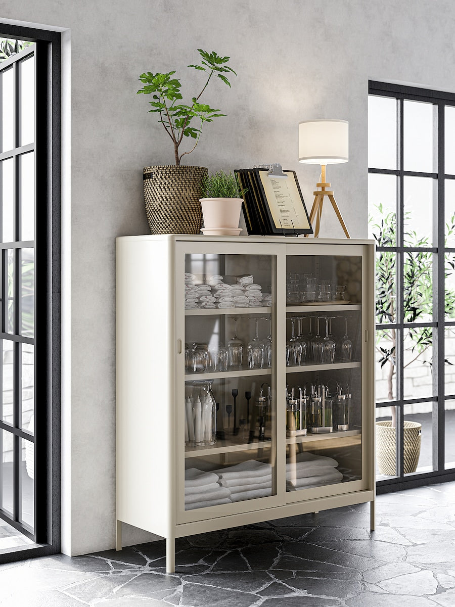 IKEA LAUTERS  Table Lamp – Ash/Wood, White, Recycled PET Shade