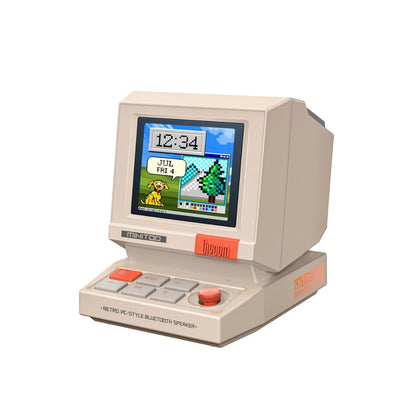 Divoom MiniToo Pakistan Retro Bluetooth Speaker with Pixel Display for your Desktop