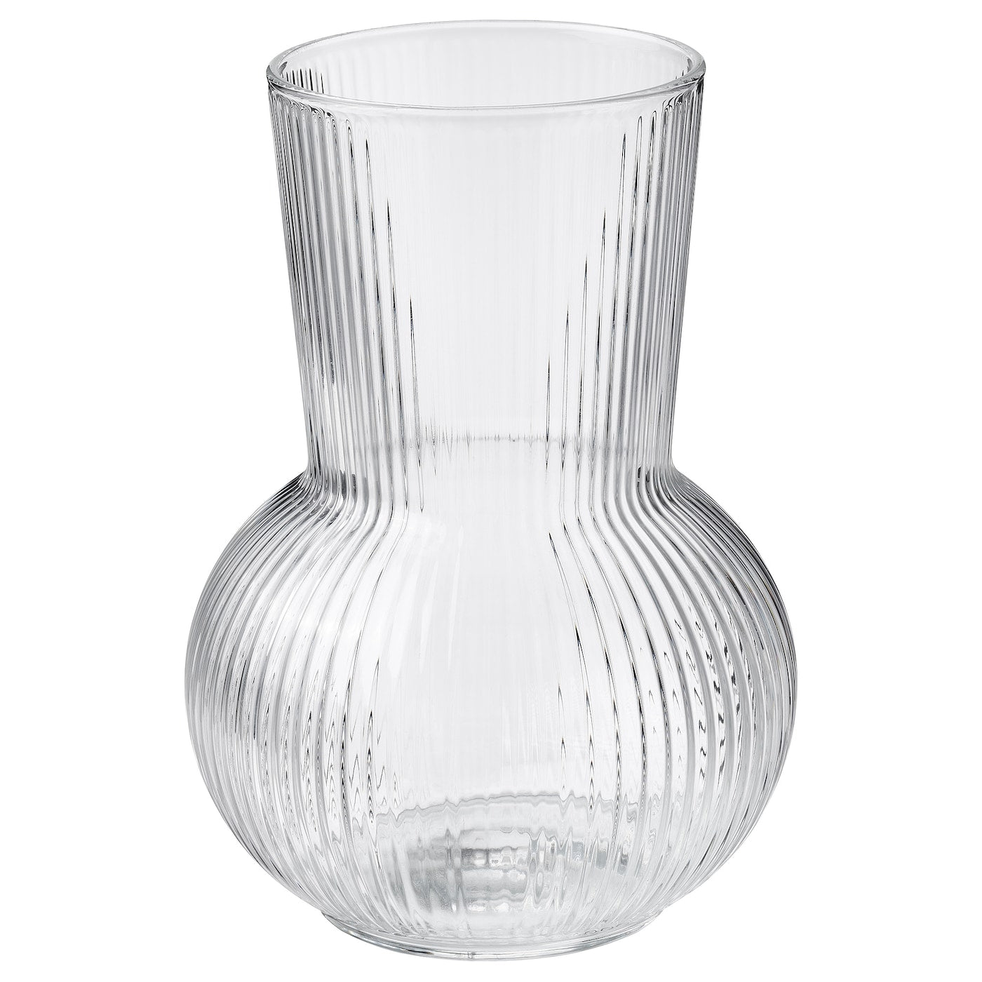 IKEA PÅDRAG Vase – Clear Glass, 17 cm