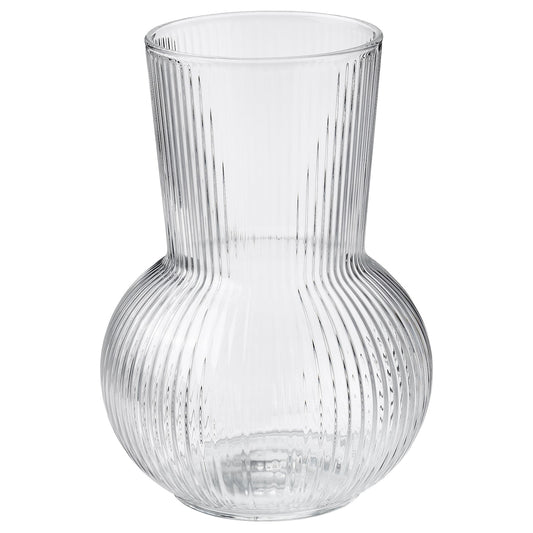 IKEA PÅDRAG Vase – Clear Glass, 17 cm
