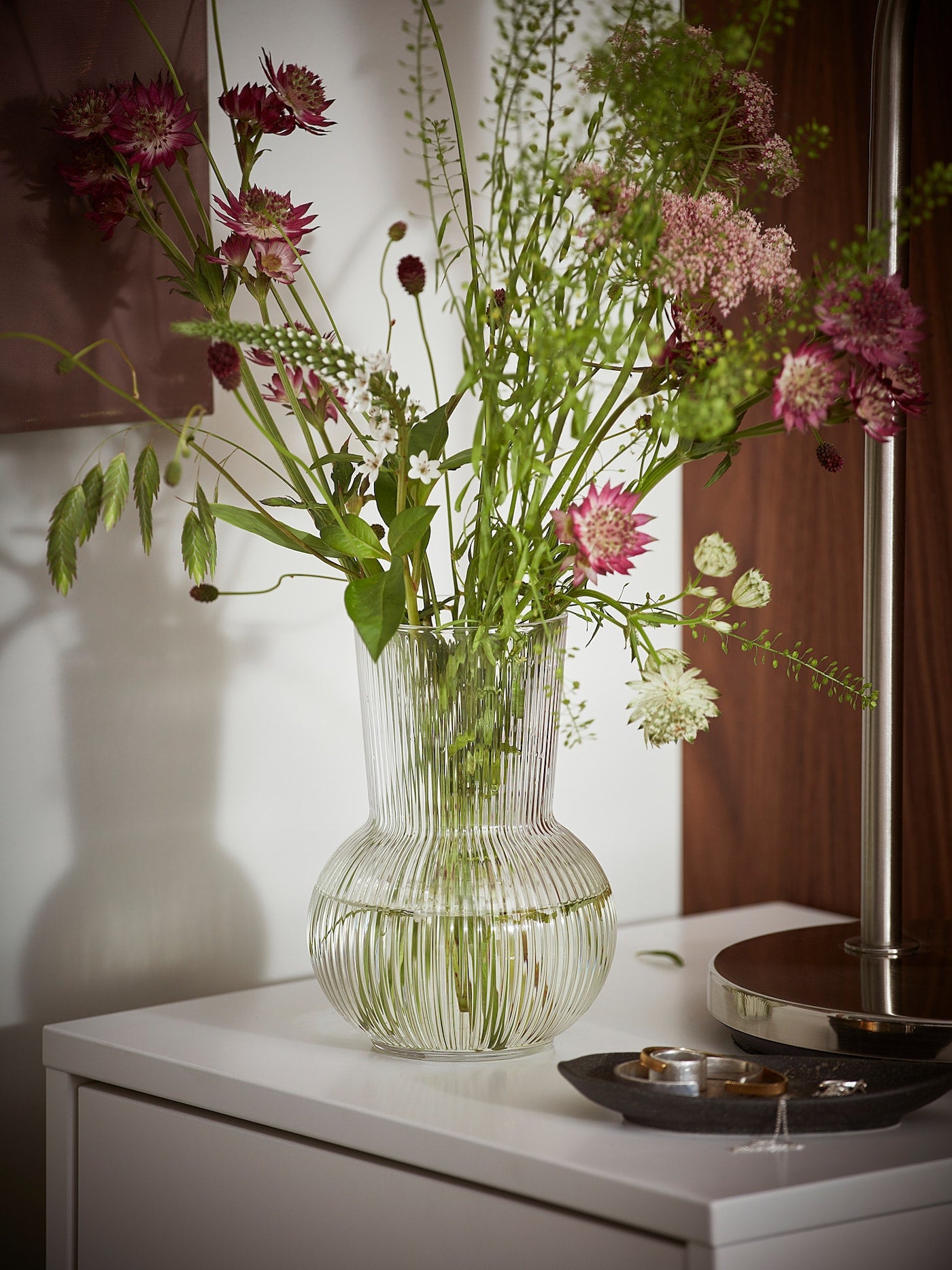 IKEA PÅDRAG Vase – Clear Glass, 17 cm