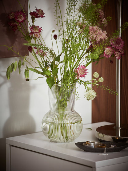 IKEA PÅDRAG Vase – Clear Glass, 17 cm