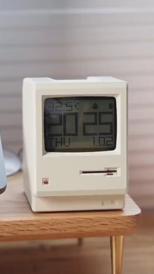 Maclock Retro Alarm Clock – 1984 Mini Macintosh Desk Clock (Pakistan)