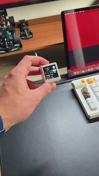 Smart Desk Clock Weather Station –  Customizable Display