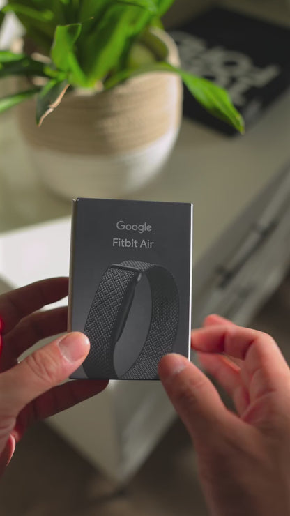 Google Fitbit Air Screenless Fitness & Activity Tracker | 24/7 Health Monitoring | 7-Day Battery | Water Resistant