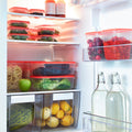 IKEA PRUTA Food Container Set – Transparent/Orange (Set of 17)