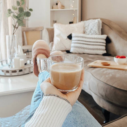 IKEA STELNA Mug, clear glass, 23 cl