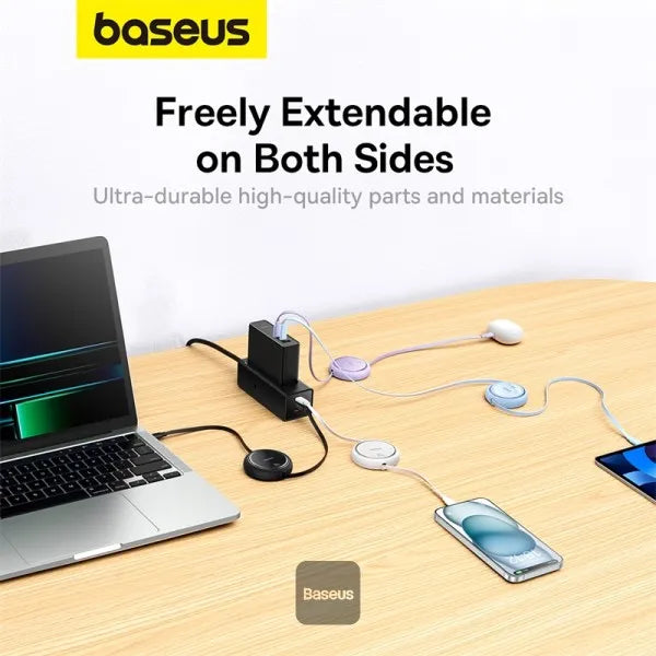 Baseus Free2Pull Retractable USB-C Cable 100W