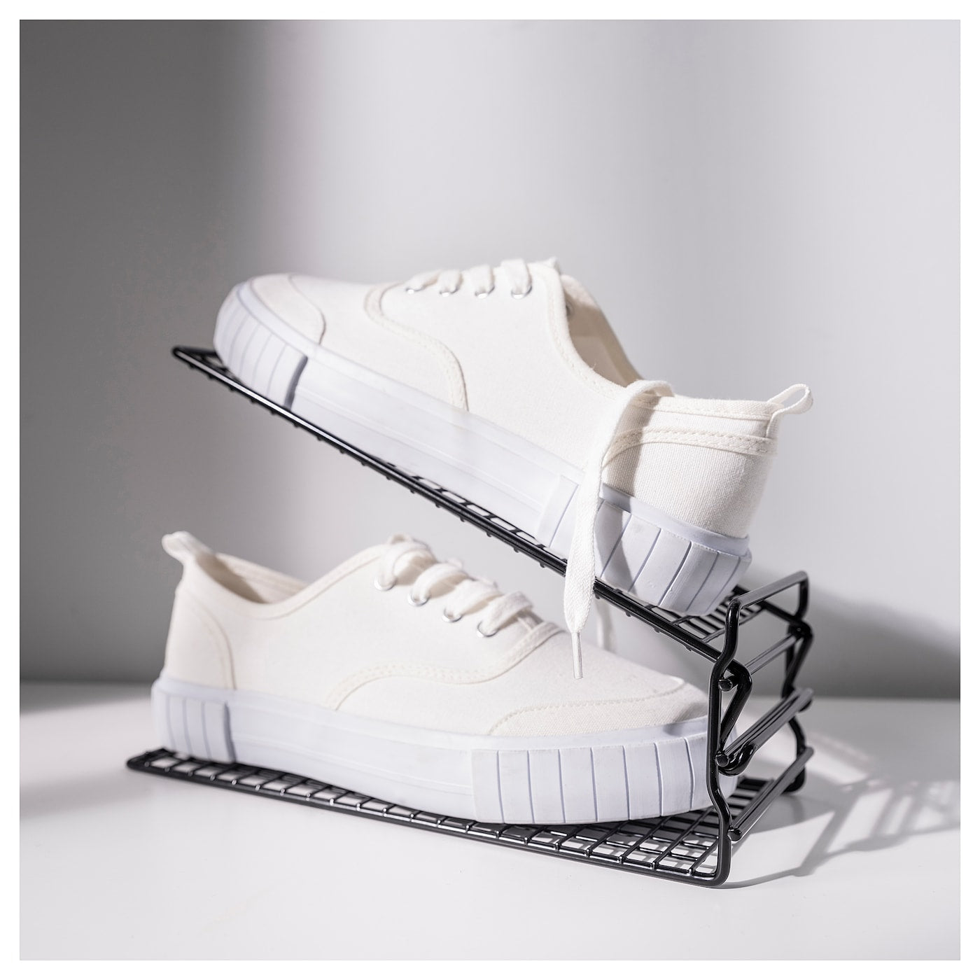 IKEA SKOSTALL Shoe Organizer – Black, 11x19x27 cm