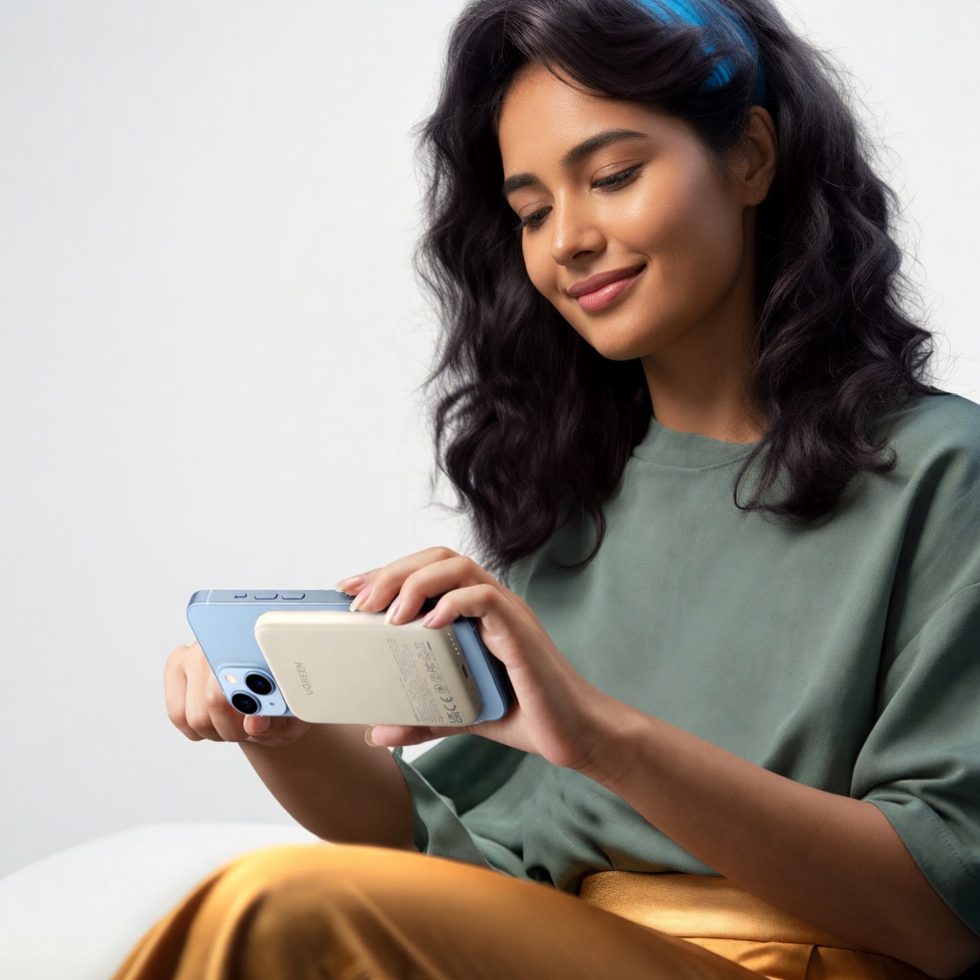 UGREEN 5000mAh Magnetic Wireless Power Bank – 15W Fast Charging