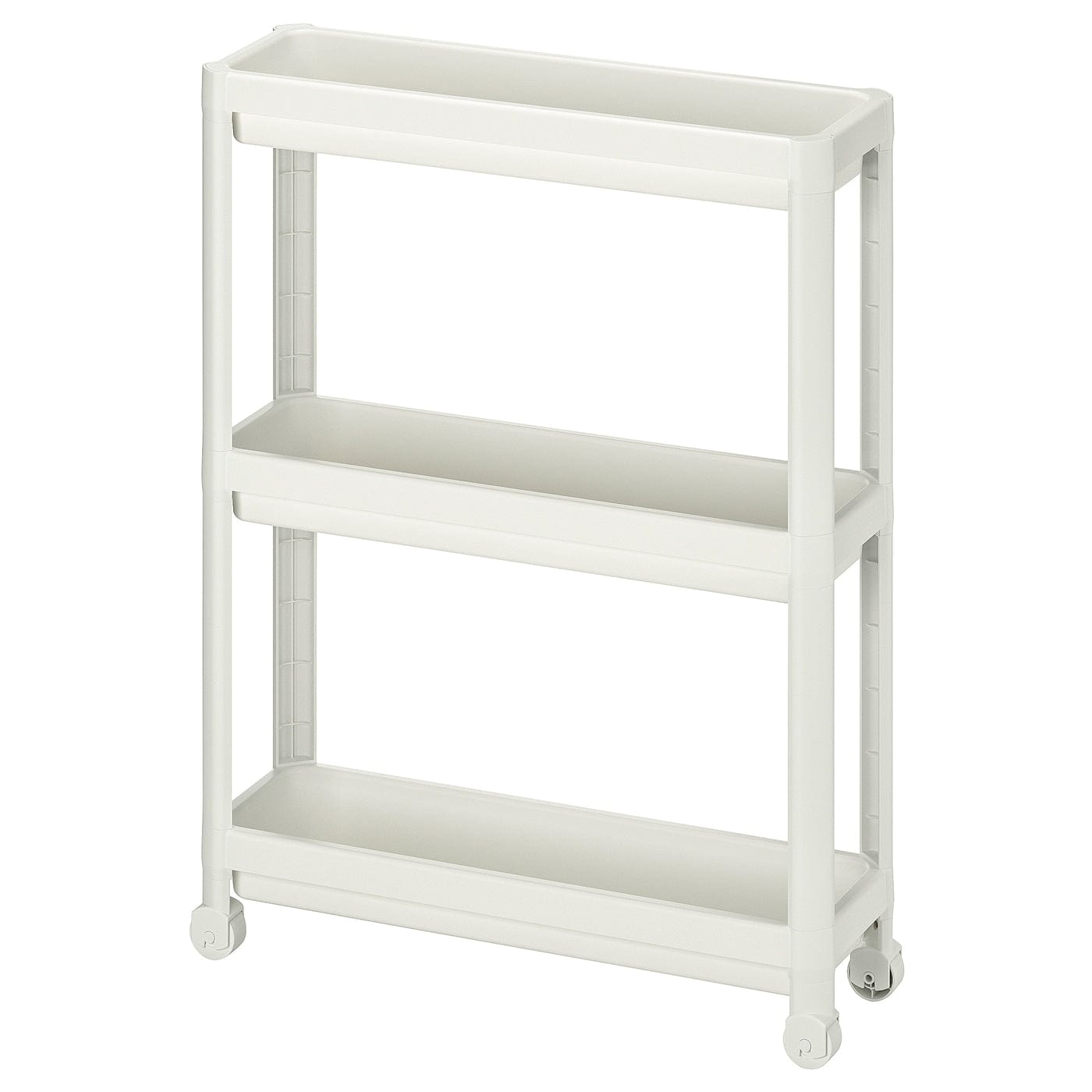 IKEA: VESKEN Trolley – White (54x18x71 cm)