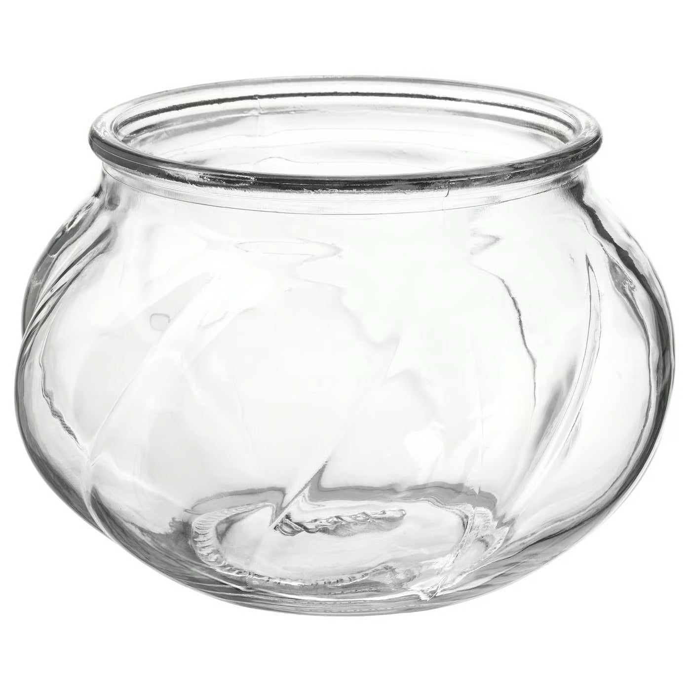 Mini clear glass vase – VILJESTARK 8 cm decorative piece