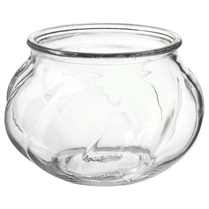 Mini clear glass vase – VILJESTARK 8 cm decorative piece