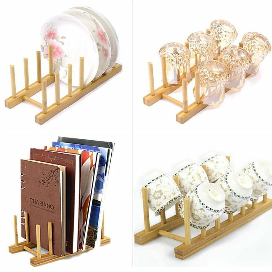 IKEA: OSTBIT Plate Holder – Bamboo